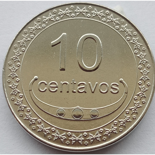 Rewers monety Timor Wschodni 10 Centavo 2003