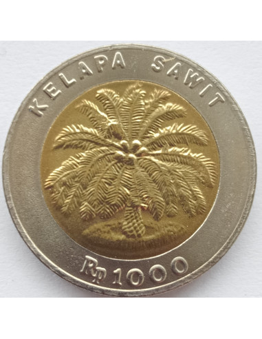 Awers monety 1000 Rupii 1996