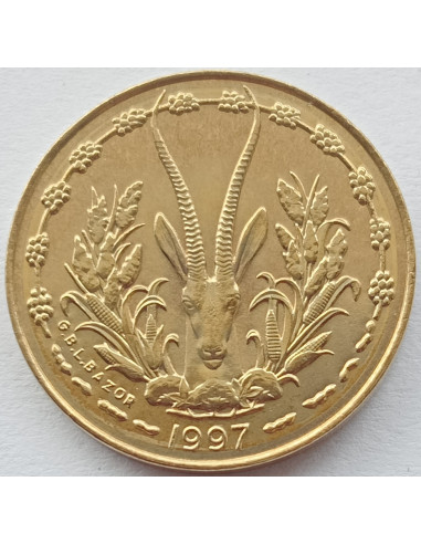 Awers monety ECOWAS 5 Franków CFA 1997