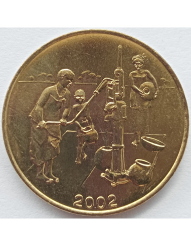 Awers monety 10 Franków CFA 2002