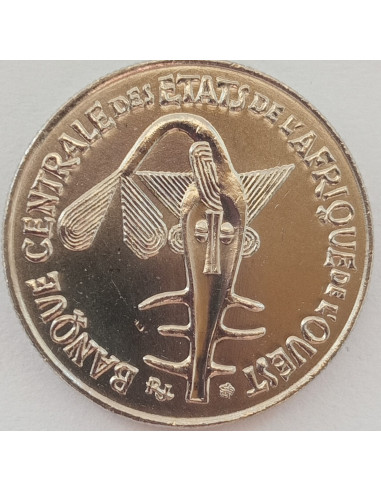 Awers monety 50 Franków CFA 2002