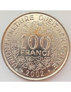 Awers monety ECOWAS 100 Franków CFA 2002 2