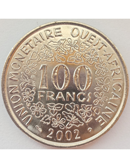 Rewers monety ECOWAS 100 Franków CFA 2002