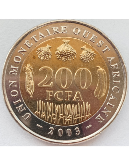 Rewers monety ECOWAS 200 Franków CFA 2003
