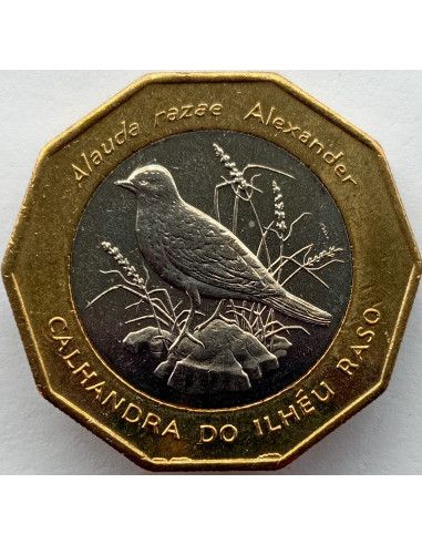 Awers monety Wyspy Zielonego Przylądka 100 Eskudo 1994 Ptaki Skowronek wyspowy