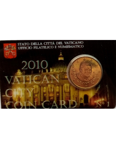 Awers monety Watykan 50 Euro Cent 2010