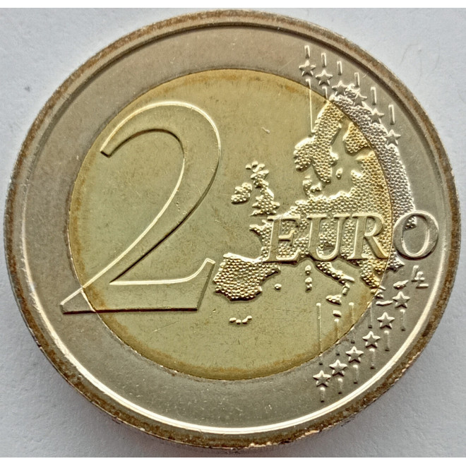 Rewers monety San Marino 2 Euro 2008