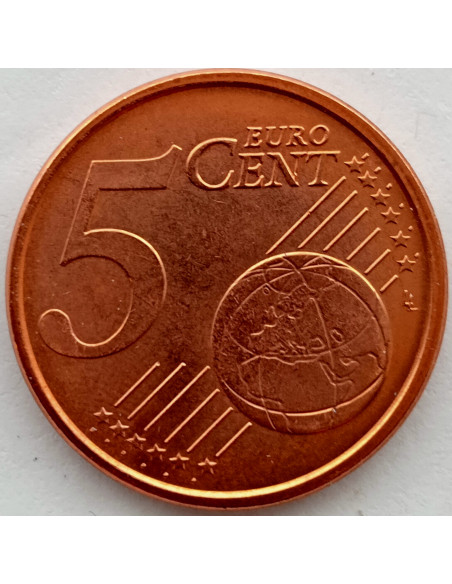 Rewers monety San Marino 5 Eurocent 2006