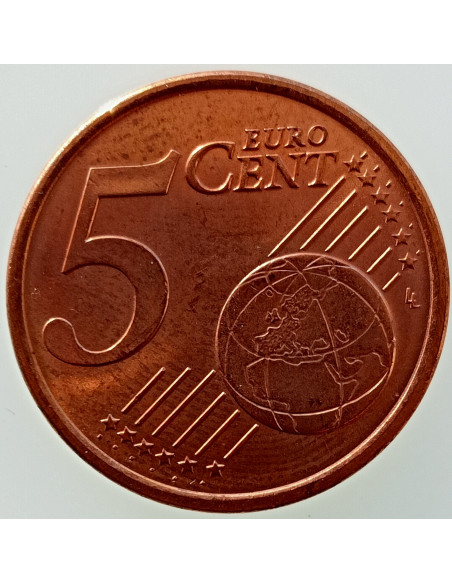 Rewers monety San Marino 5 Eurocent 2004