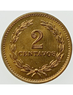 Awers monety Salwador 2 Centavo 1974 2