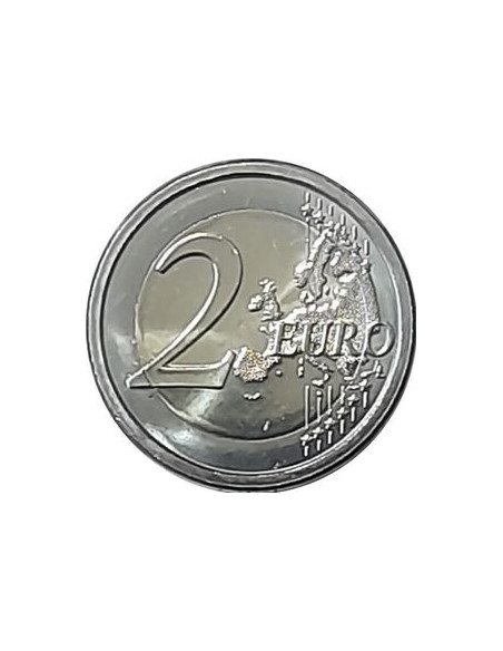 Rewers monety Watykan 2 Euro 2022 25. rocznica śmierci Matki Teresy z Kalkuty