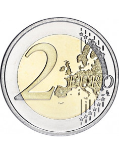 Awers monety Belgia 2 euro 2016 Belgijska drużyna letnich igrzysk olimpijskich Rio de Janeiro 2016 2