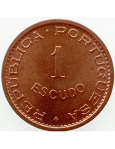 Awers monety Timor Wschodni 1 Eskudo Timoru Portugalskiego 1970 2