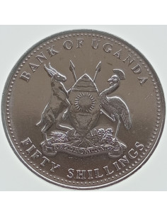 Awers monety Uganda 100 Szylingów 1998 2