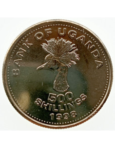 Awers monety Uganda 500 Szylingów 1998 2