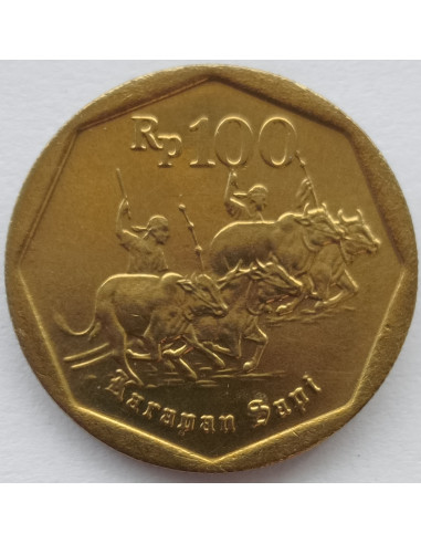 Awers monety Indonezja 100 Rupii 1997