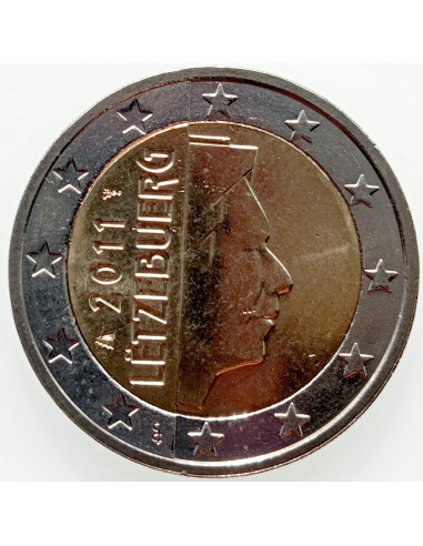 Awers monety Luksemburg 2 euro 2011