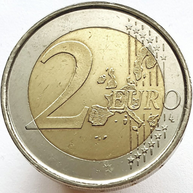 Rewers monety Hiszpania 2 euro 2011