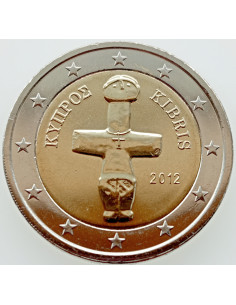 Awers monety Cypr 2 euro 2012