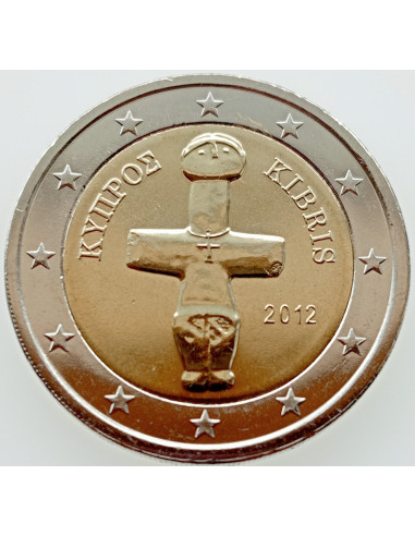 Awers monety Cypr 2 euro 2012