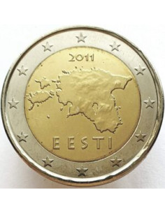 Awers monety Estonia 2 euro 2011