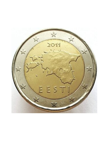 Awers monety Estonia 2 euro 2011