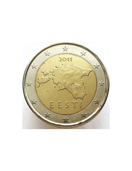 Awers monety Estonia 2 euro 2011