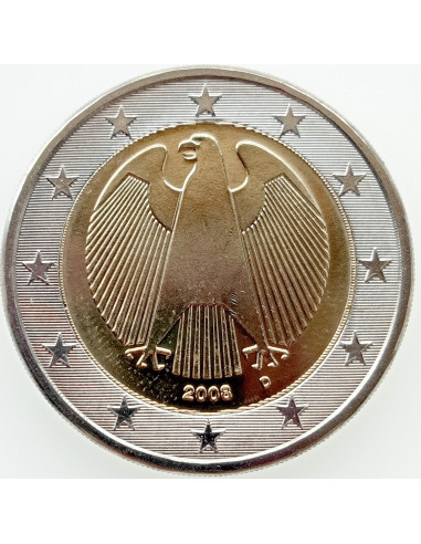 Awers monety Niemcy 2 euro 2008