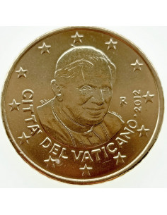 Awers monety Watykan 50 Euro Cent 2012