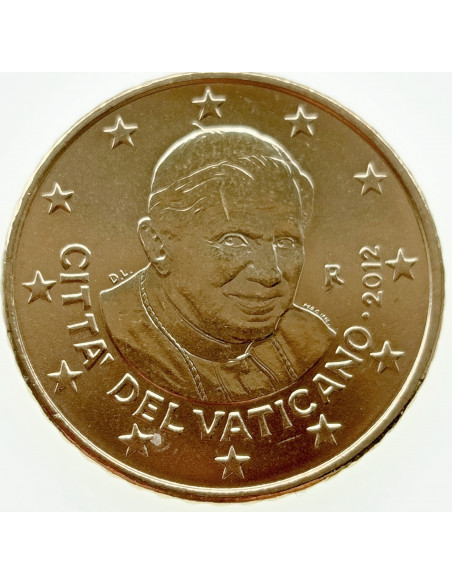 Awers monety Watykan 50 Euro Cent 2012