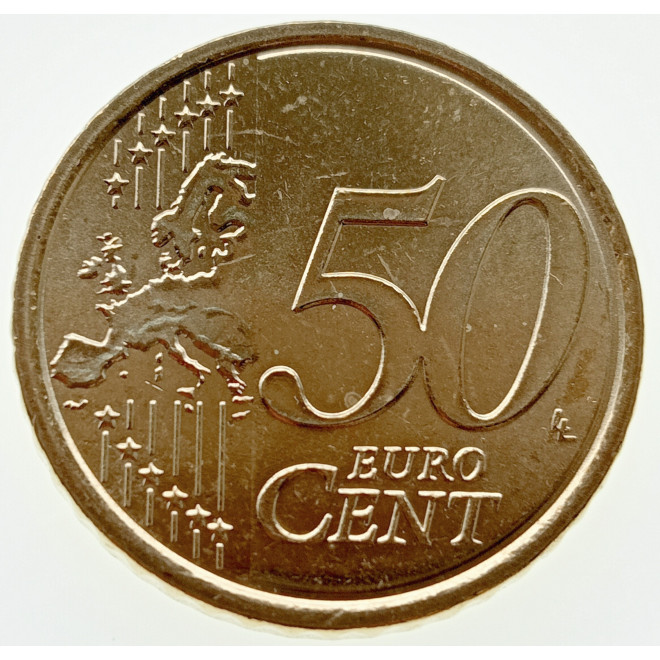 Rewers monety Watykan 50 Euro Cent 2012