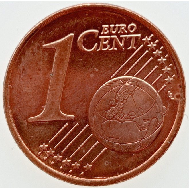 Rewers monety Finlandia 1 Euro Cent 2000 Lew Heraldyczny Herbu Finlandii
