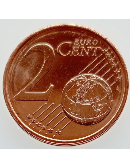 Rewers monety Finlandia 2 Euro Centy 2000 Lew heraldyczny herbu Finlandii
