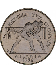 Awers monety 2 zł 1995 Igrzyska XXVI Olimpiady Atlanta 1996