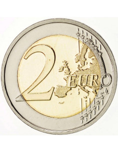 Awers monety Belgia 2 euro 2012 10lecie banknotów i monet euro Belgia 2