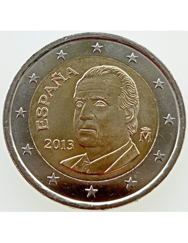Awers monety Hiszpania 2 Euro 2013