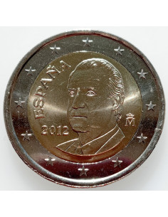 Awers monety Hiszpania 2 Euro 2012