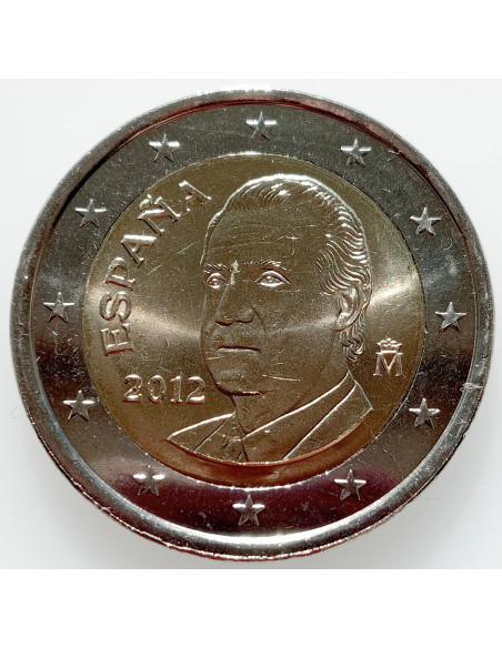 Awers monety Hiszpania 2 Euro 2012