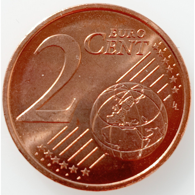 Rewers monety Hiszpania 2 Euro Cent 2015