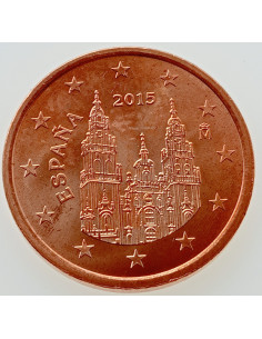 Awers monety Hiszpania 2 Euro Cent 2015