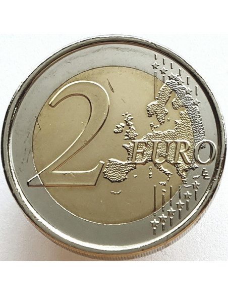 Rewers monety Belgia 2 euro 2011 100lecie Międzynarodowego Dnia Kobiet