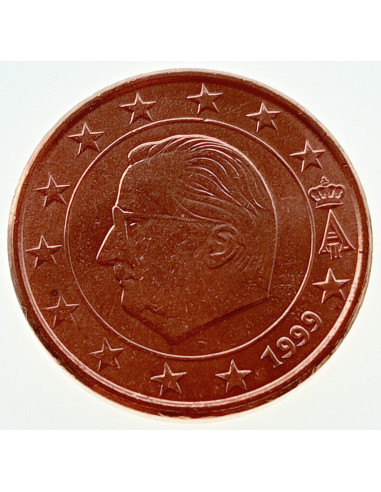 Awers monety Belgia 1 Euro Cent 1999 Albert II