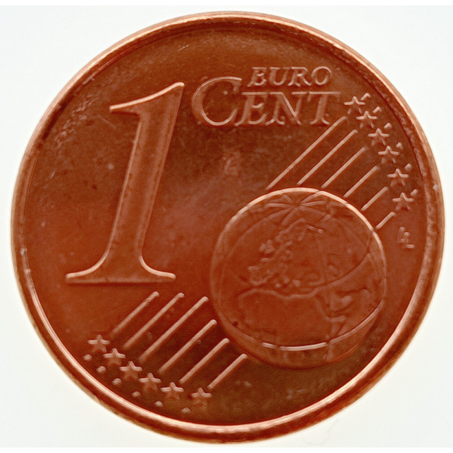 Rewers monety Irlandia 1 Euro Cent 2002