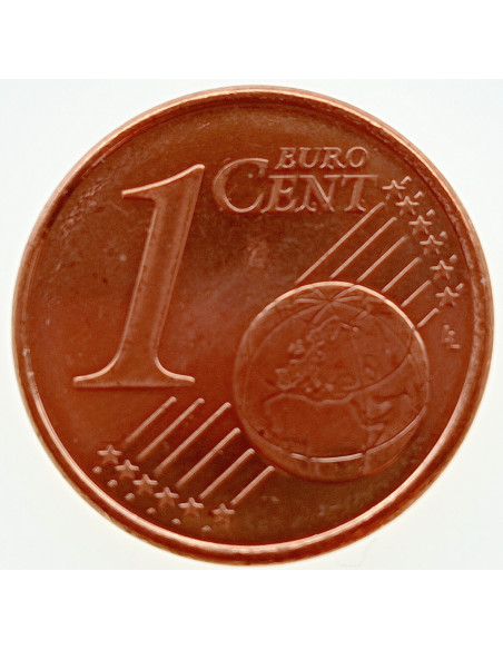 Rewers monety Irlandia 1 Euro Cent 2002