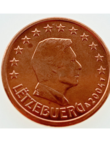 Awers monety Luksemburg 1 Euro Cent 2004