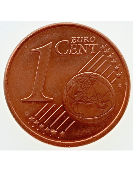 Rewers monety Niemcy 1 Euro Cent 2002