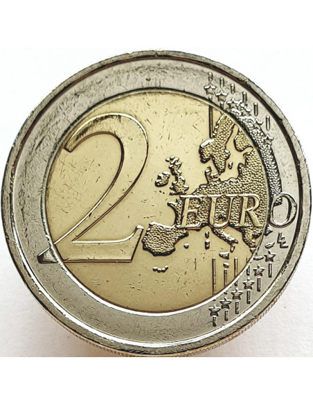 Rewers monety Belgia 2 euro 2010 Rok prezydencji Belgii w Unii Europejskiej
