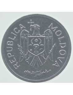 Awers monety Mołdawia 1 Ban 2006