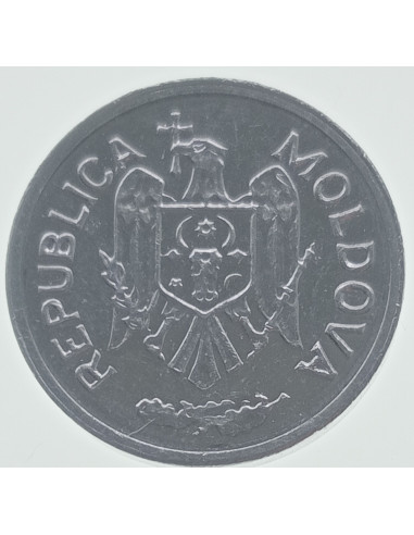 Awers monety Mołdawia 1 Ban 2006