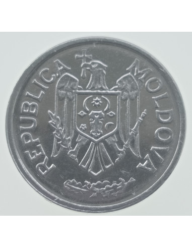 Awers monety Mołdawia 10 Bani 2011